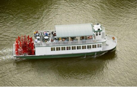 Star of Saugatuck Paddle Wheeler on the River