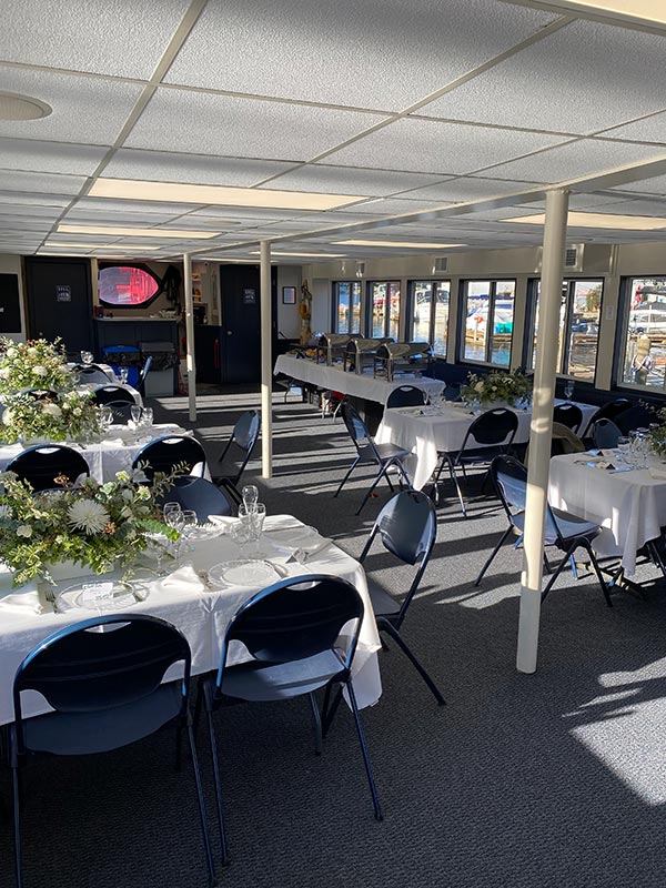 Weddings on board the Star of Saugatuck